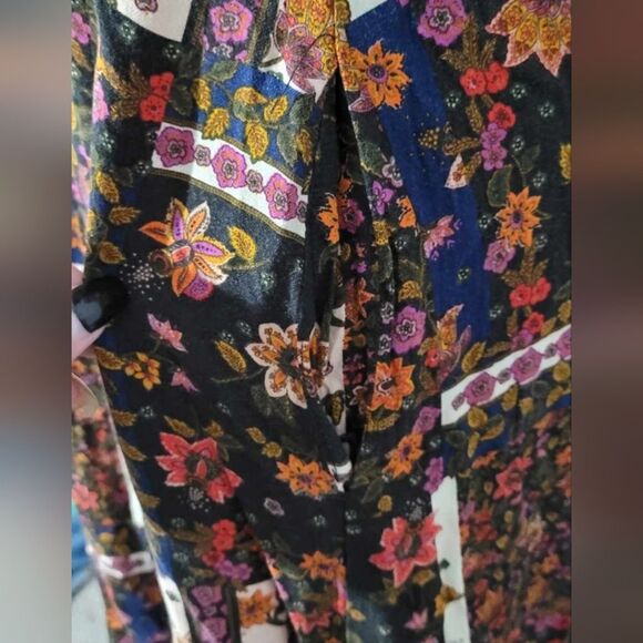 Zara women's sm long sleeve patchwork dress - Picture 10 of 11